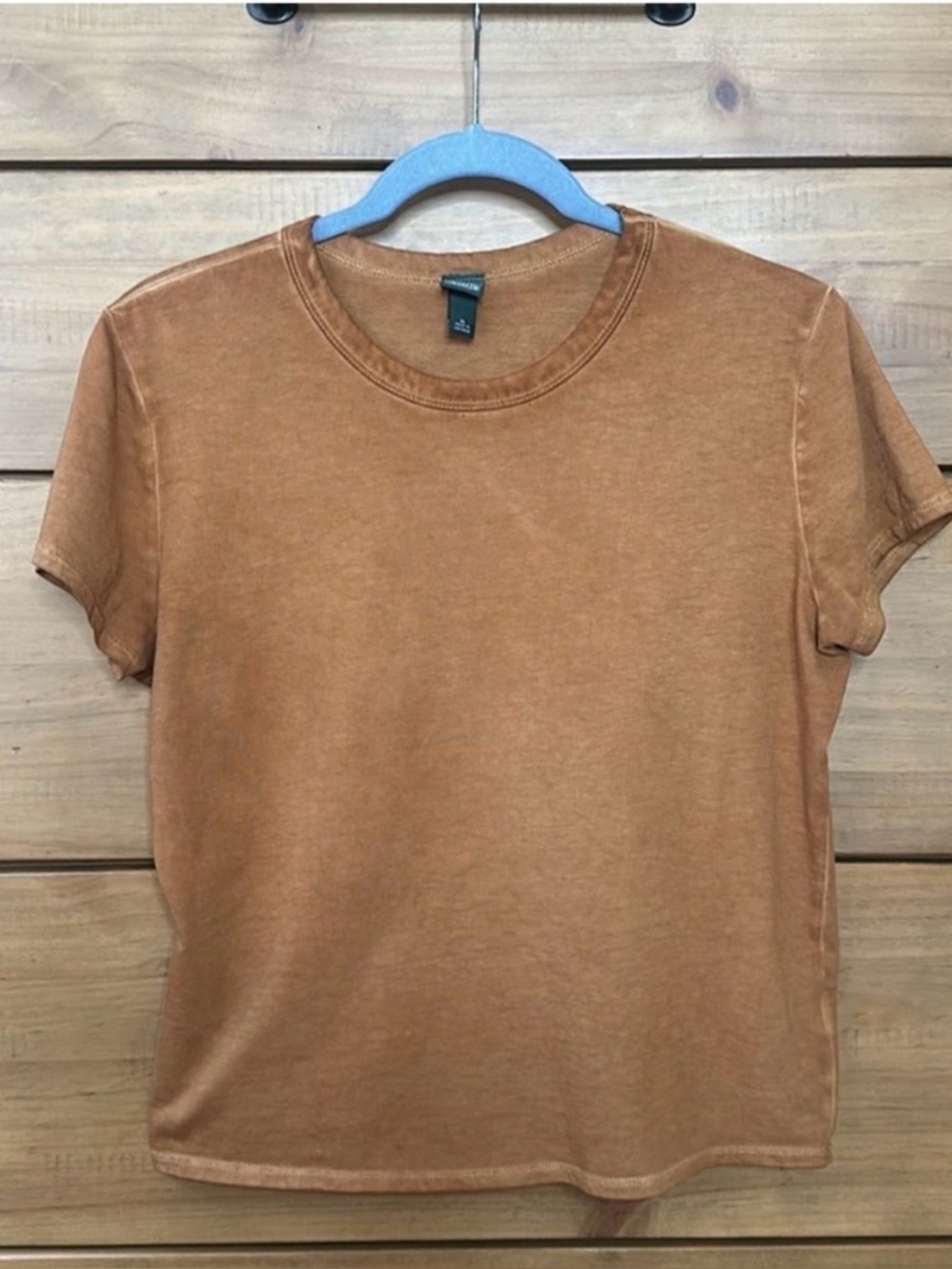 Wild Fable Brown Crop Tee | XL